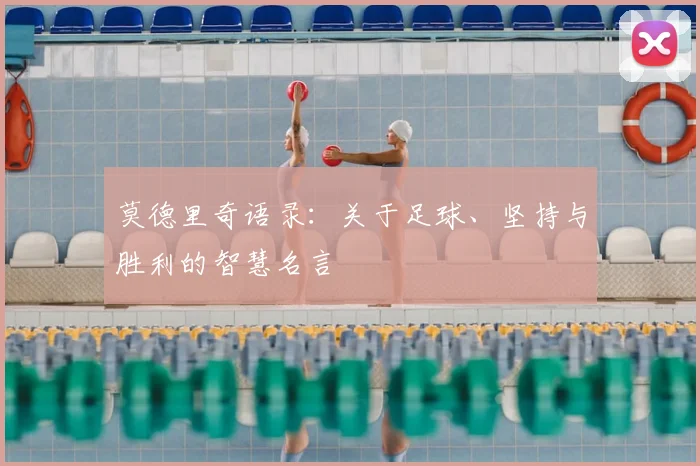 莫德里奇语录：关于足球、坚持与胜利的智慧名言